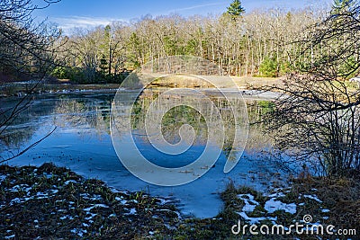 Little Glade Mill Pond - 3 Stock Photo